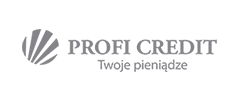 logotyp firmy Profi Credit, kampanie reklamowe