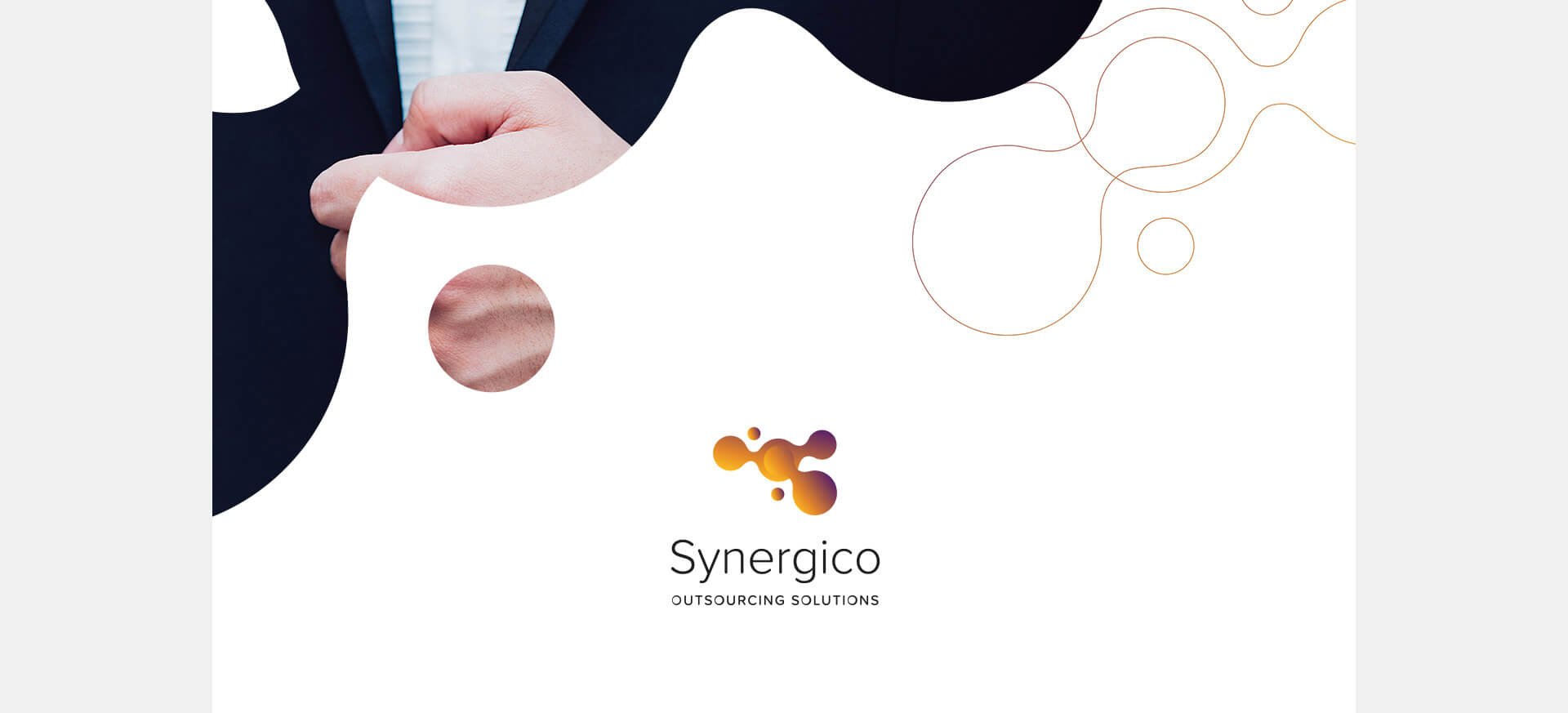 logotyp projekt oraz logo firmy Synergico